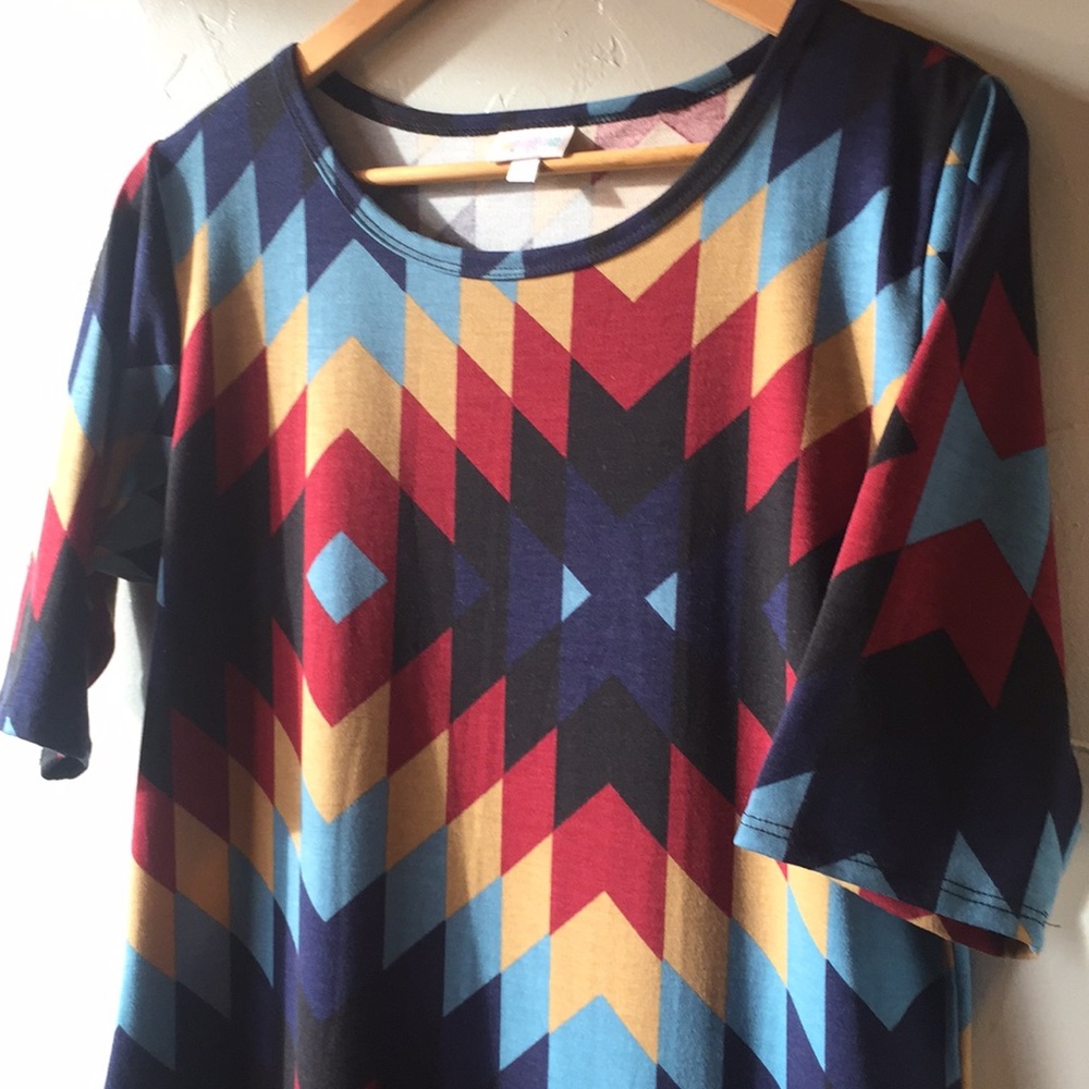 LuLaRoe Aztec Julia Dress - L